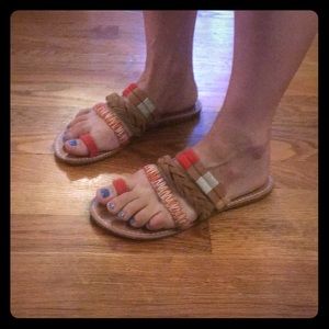 Soludos braided strappy sandals